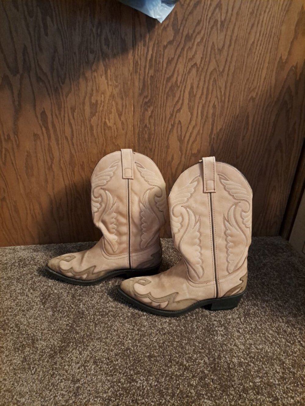 Vintage WRANGLER RB889 W.B. Masterson Special Edition Leather Cowboy Boots - Picture 4 of 10